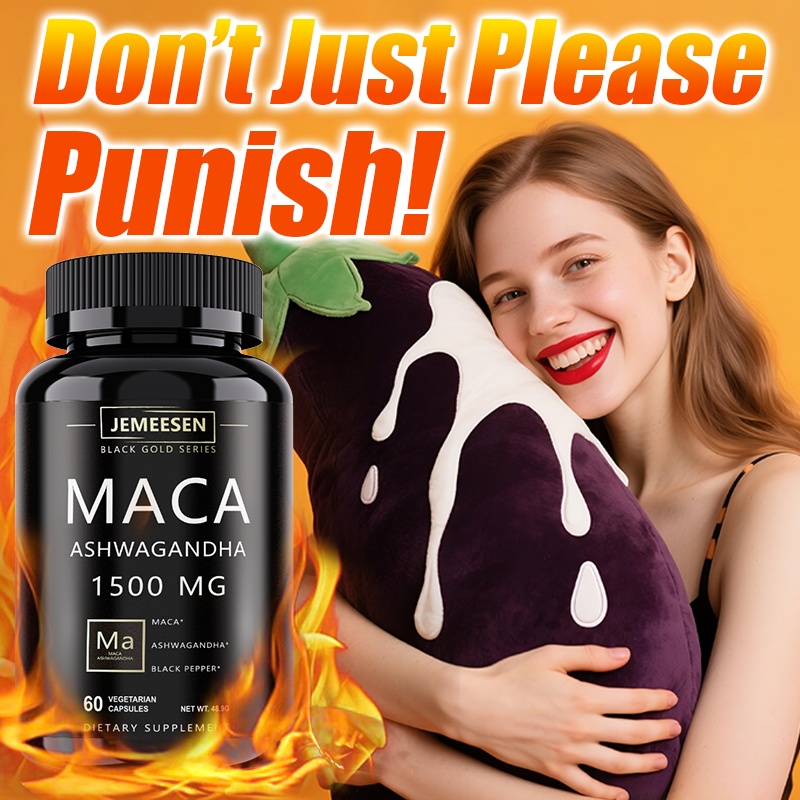 Ashwagandha Extract Root - JEMEESEN - Maca Root Capsules for