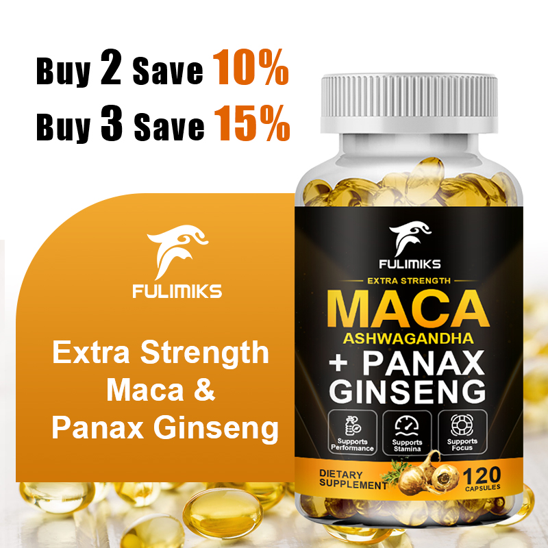 Triple Maca Blend with Ginseng - Ashwagandha Extract Root review and price