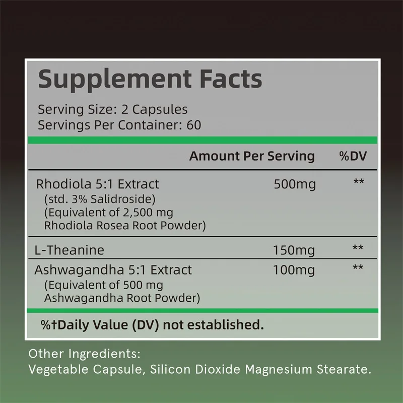 Rhodiola Rosea Max Supplement  - Ashwagandha Extract Root review and price