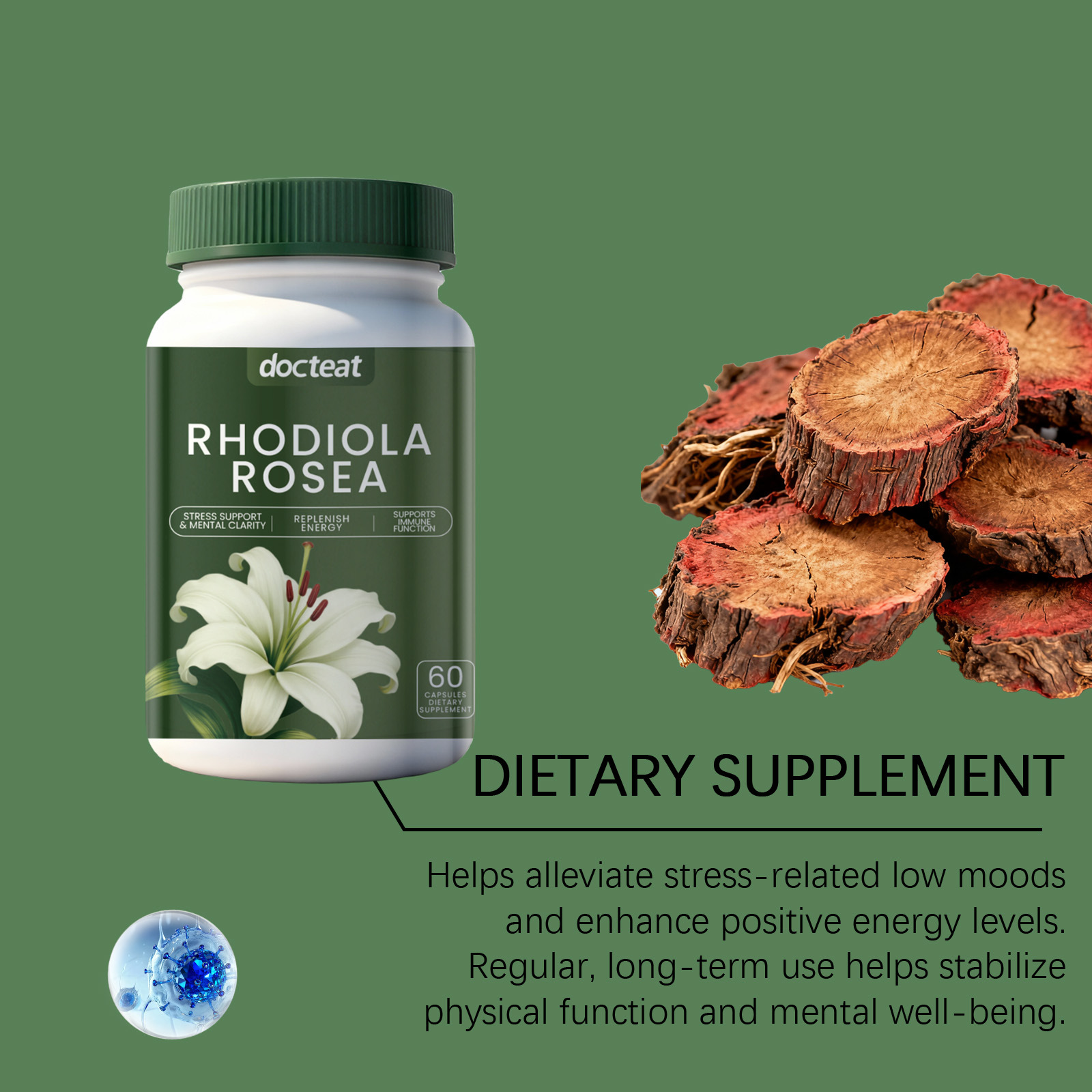 DOCTEAT Men's Health Capsules  - Nutrition Fitness Supplements review and price