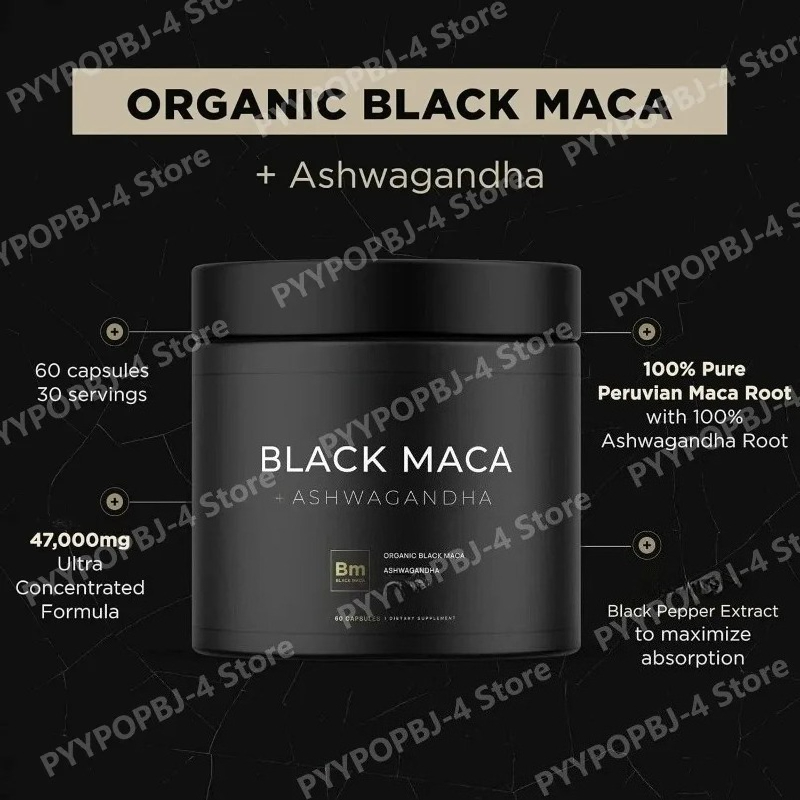 Black Maca Root Extract with A - Ashwagandha Extract Root review and price