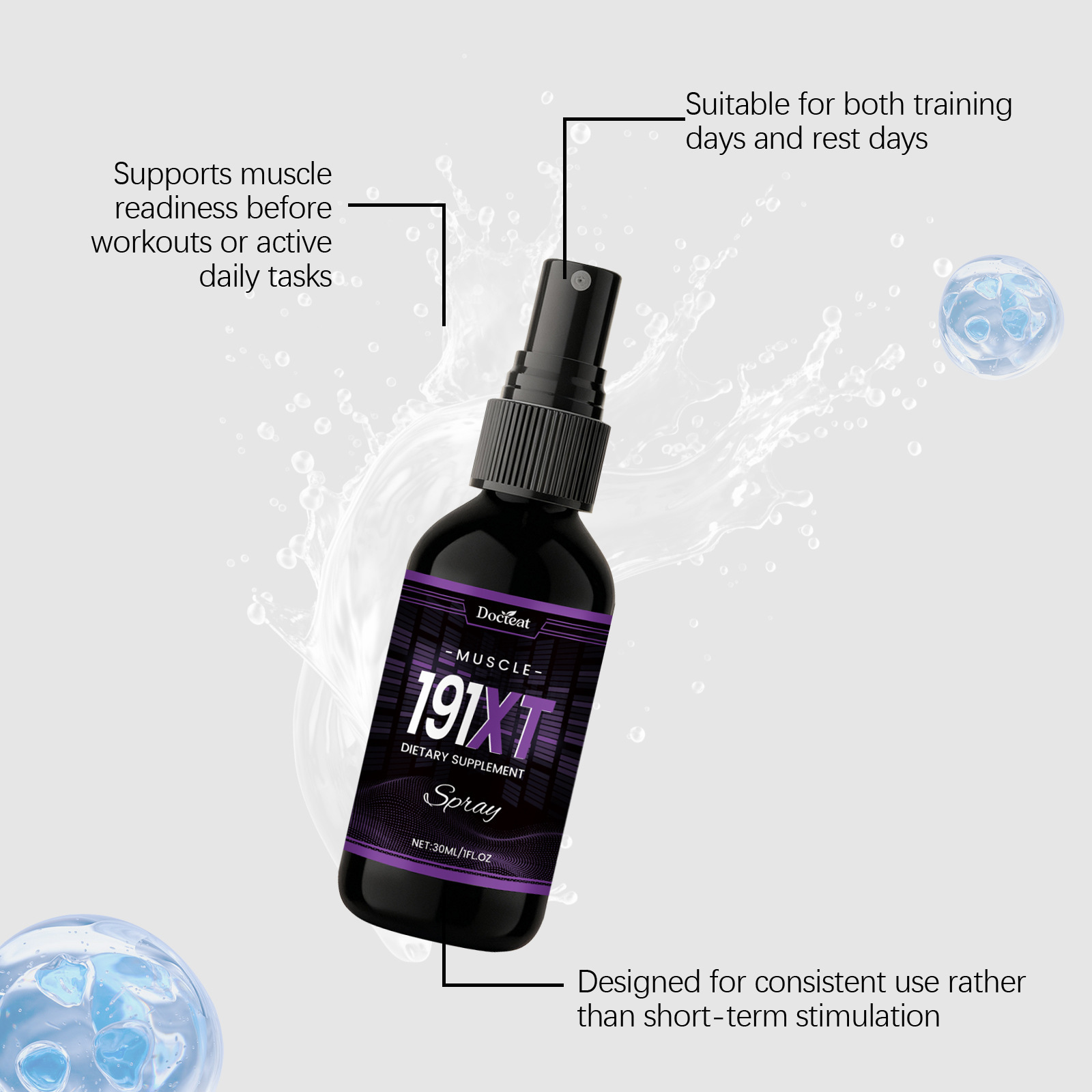 Muscle Growth Spray Enhance Ph - Nutrition Fitness Supplements review and price