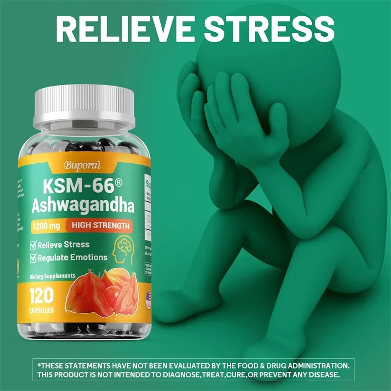 KSM-66 Ashwagandha 1200 Mg Veg - Ashwagandha Extract Root review and price