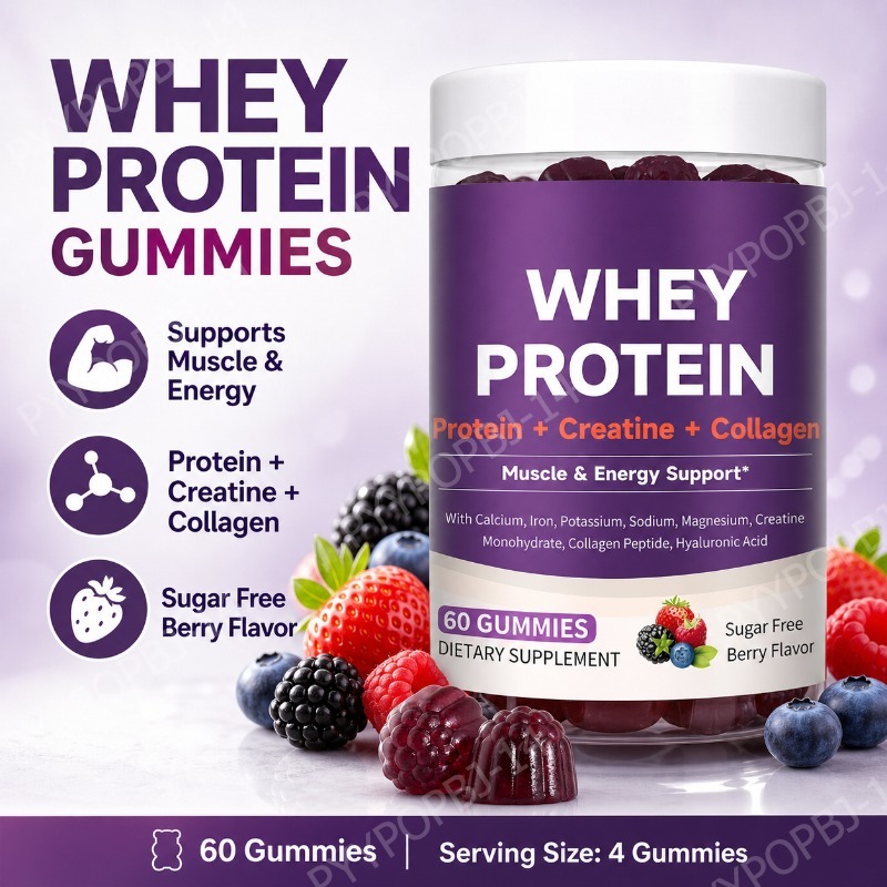 Protein Gummies with Whey Crea - Nutrition Fitness Supplements review and price
