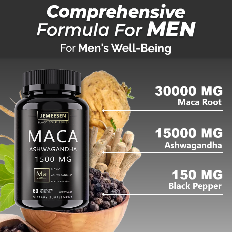 JEMEESEN - Maca Root Capsules  - Ashwagandha Extract Root review and price