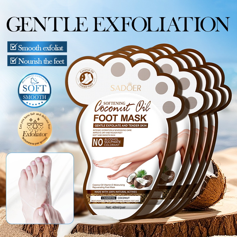 SADOER Coconut Foot Mask Moist - Mct Oil Coconut review and price